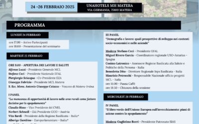 Lavoro femminile e spopolamento: a Matera un seminario internazionale di studi europei