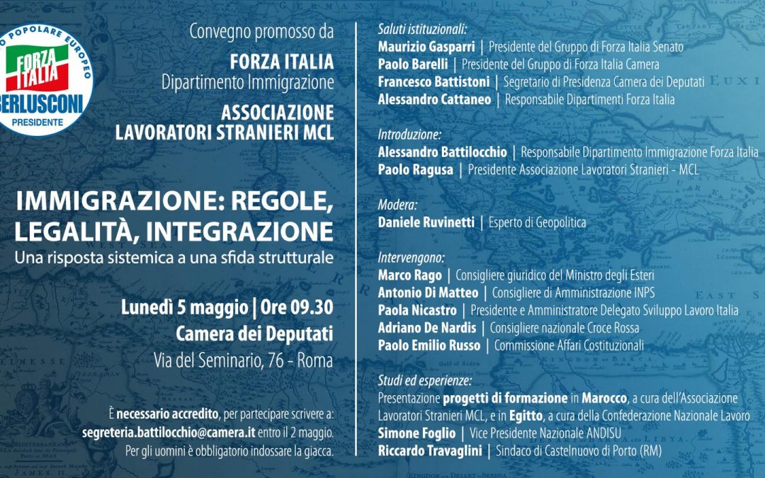 Convegno: Immigrazione – regole, legalità, integrazione