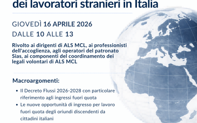Workshop online sugli strumenti per l’ingresso regolare dei lavoratori stranieri in Italia