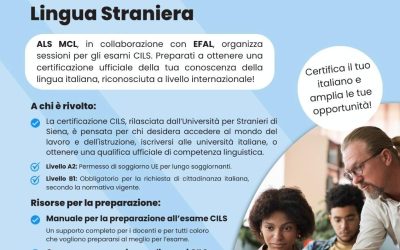 Certificazione della lingua italiana: ALS MCL apre le iscrizioni agli esami CILS 2026